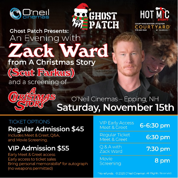 Ghost Patch Presents: An Evening with Zack Ward poster